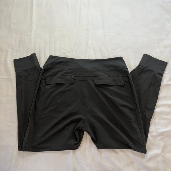 Athleta Dark Gray 7/8 Cropped Lightweight High Waist Athletic Pants | Size 12 - Picture 4 of 5